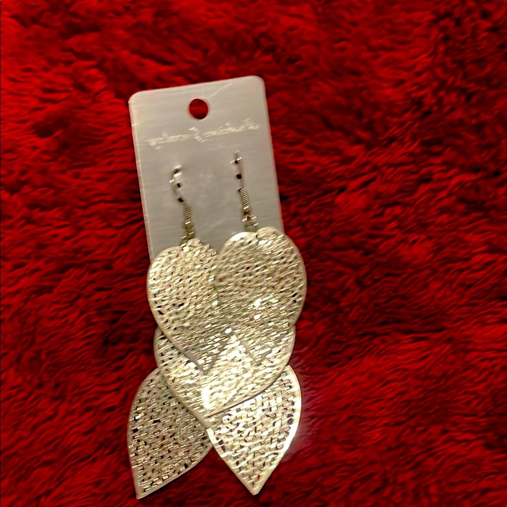 Silver Leaf Earrings